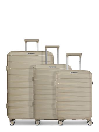 Franky London 4 hjul Kuffert 3-delt med strækfold