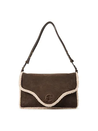 Coccinelle C-Me Bolsa de hombro Piel natural 33 cm Coccinelle C-Me Bolsa de hombro Piel natural 33 cm