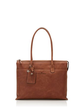 Castelijn & Beerens Carisma skuldertaske RFID-læder 40 cm laptoprum