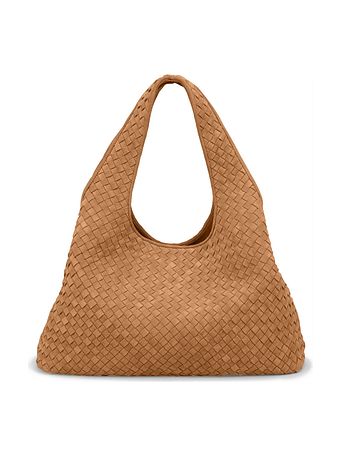 LES VISIONNAIRES PAZ Weave Taška přes rameno Kůže 44 cm