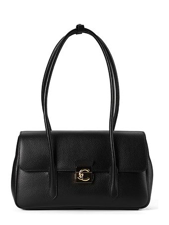 Coccinelle C-Me Lock Skuldertaske Læder 35 cm