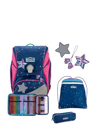 Scout Alpha Skoleransel-sæt 4-delt