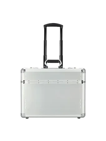 Dermata Pilot-trolley med 2-hjulet konstruktion i Aluminium, 48 cm, med laptop-rum Dermata Pilot-trolley med 2-hjulet konstruktion i Aluminium, 48 cm, med laptop-rum