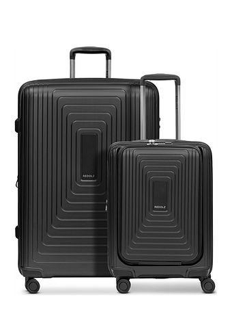 Redolz Essentials 14 4-hjuls kuffertsæt 2 stk. laptoprum med stretchfold Redolz Essentials 14 4-hjuls kuffertsæt 2 stk. laptoprum med stretchfold