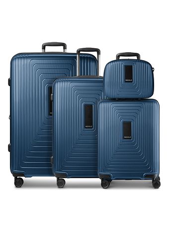 Redolz Essentials 14 4-hjulet kuffertsæt + beautycase 4 stk. med stretchfold