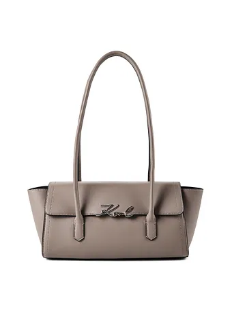 Karl Lagerfeld Signature Bolsa de hombro Piel natural 37 cm Karl Lagerfeld Signature Bolsa de hombro Piel natural 37 cm