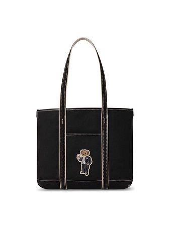 POLO RALPH LAUREN Bear Borsa a spalla Vera Pelle 27.5 cm