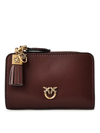 PINKO Love Wallet Cartera Piel natural 12 cm PINKO Love Wallet Cartera Piel natural 12 cm
