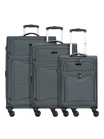 d & n Travel Line 9204 4 kolečka Sada kufrů 3-dílný s roztažitelným záhybem