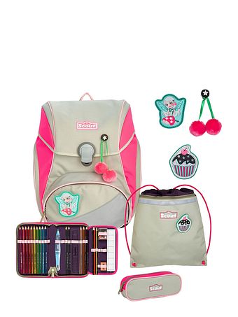 Scout Alpha skoletaske sæt 4 stk.