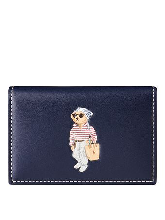 POLO RALPH LAUREN Bear Pung Læder 10 cm