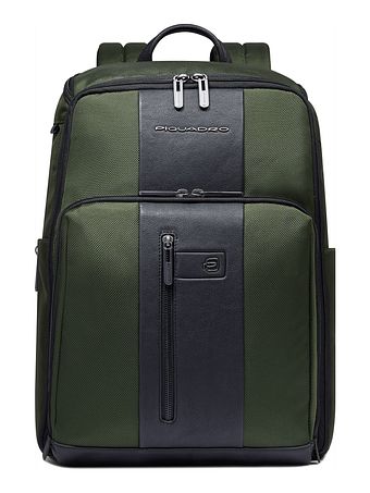 Piquadro Brief rejserygsæk i læder 43 cm rum til bærbar computer