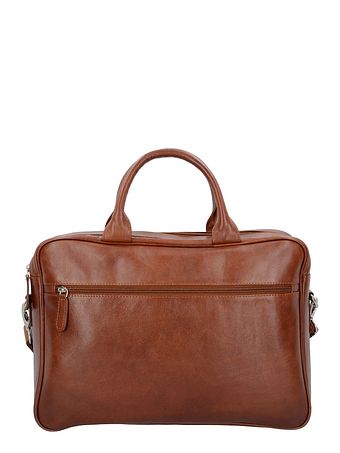 Dermata Kuffert i læder med 40 cm rum til bærbar computer