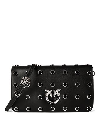 PINKO Love Click Clutch taske Læder 20 cm