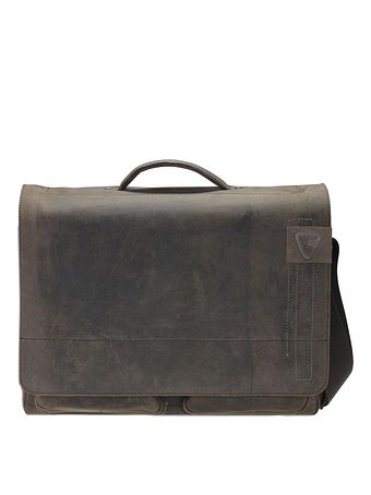 Strellson Richmond Messenger BriefBag XL læder 41 cm rum til bærbar computer