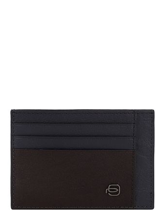 Piquadro Black Square Kreditkortetui Læder 11 cm Piquadro Black Square Kreditkortetui Læder 11 cm