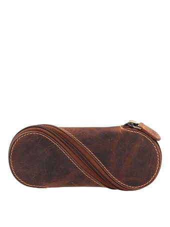 Greenburry Vintage brilleetui i læder 17 cm