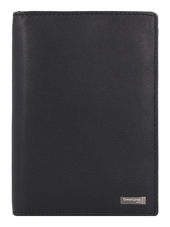 Greenland Nature Sort nappa pasholder RFID-læder 11,5 cm Greenland Nature Sort nappa pasholder RFID-læder 11,5 cm