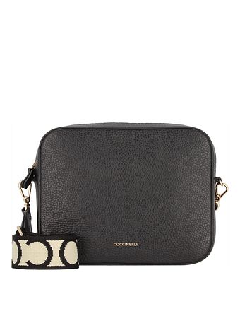 Coccinelle Kožená taška přes rameno Tebe 21,5 cm