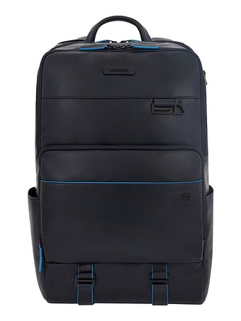 Piquadro Blue Square Revamp Forretningsrygsæk RFID-beskyttelse Læder 43 cm Laptoprum