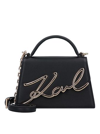 Karl Lagerfeld Signature 2.0 Håndtaske Læder 21.5 cm Karl Lagerfeld Signature 2.0 Håndtaske Læder 21.5 cm