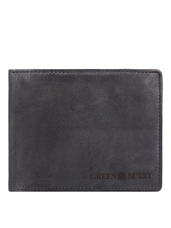 Greenburry Vintage vasket pung i læder 13 cm