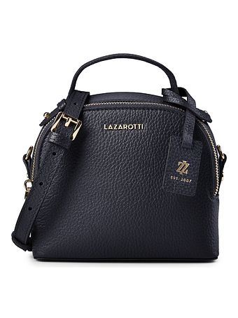 Lazarotti Bologna läderhandväska med axelrem, läder, 17 cm