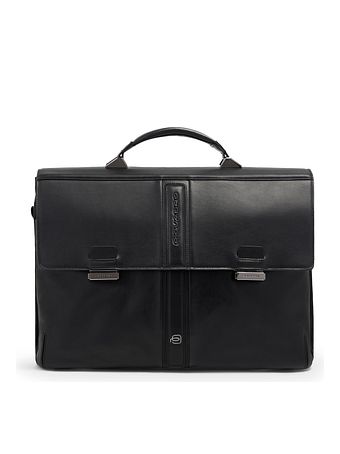 Piquadro Victor Cartella Protezione RFID Vera Pelle 42 cm Vano porta PC Piquadro Victor Cartella Protezione RFID Vera Pelle 42 cm Vano porta PC