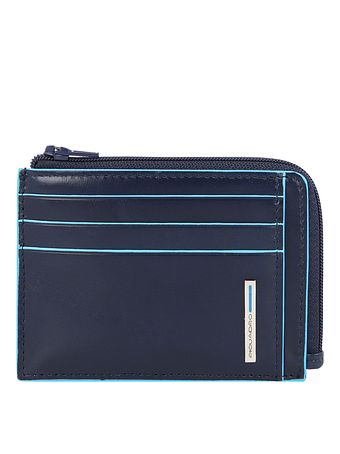 Piquadro Blue Square Kreditkortetui RFID-beskyttelse Læder 11 cm Piquadro Blue Square Kreditkortetui RFID-beskyttelse Læder 11 cm