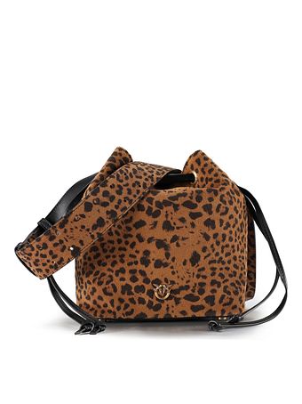 PINKO Secchiello Posetaske Læder 20 cm