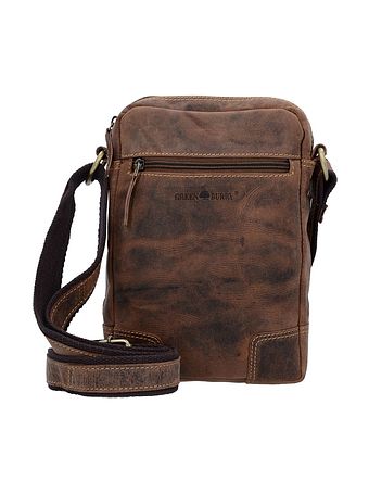 Greenburry Vintage skuldertaske i læder 20 cm