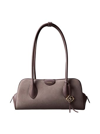 Calvin Klein Skuldertaske Læder 30 cm Calvin Klein Skuldertaske Læder 30 cm