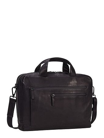 Leonhard Heyden Den Haag dokumentmappe læder 40 cm rum til bærbar computer