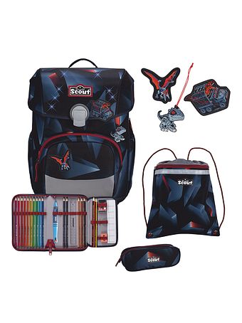 Scout Neo LED Sada školních tašek 8-dílný