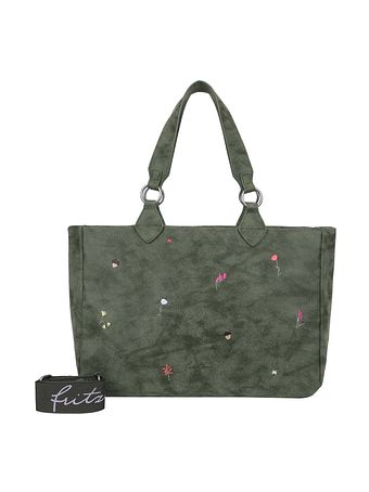 Fritzi aus Preußen Izzy Vintage Limited Embro Bloom Olkalaukku 42 cm Fritzi aus Preußen Izzy Vintage Limited Embro Bloom Olkalaukku 42 cm