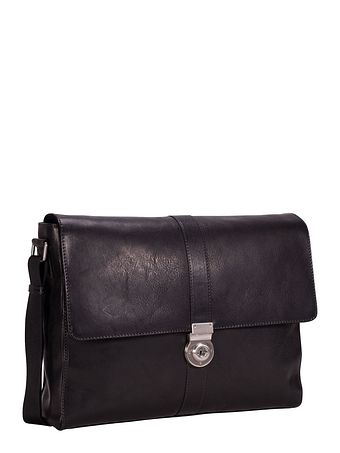 Leonhard Heyden Bergamo Messenger læder 38 cm rum til bærbar computer Leonhard Heyden Bergamo Messenger læder 38 cm rum til bærbar computer