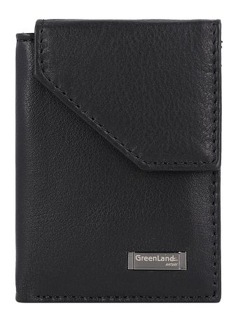 Greenland Nature Sort nappa-pung RFID-læder 7 cm Greenland Nature Sort nappa-pung RFID-læder 7 cm