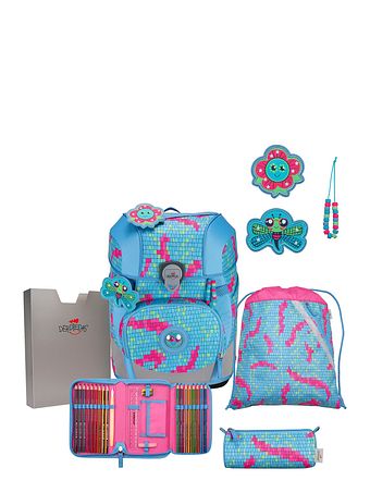 DerDieDas ErgoFlex Tiny Skoleransel-sæt 6-delt