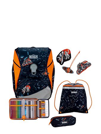 Scout Alpha Skoleransel-sæt 4-delt