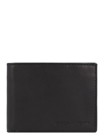 Greenburry Pure Black Pung RFID-beskyttelse Læder 13 cm