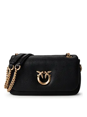PINKO Love Soft Bolsa de hombro Piel natural 22 cm PINKO Love Soft Bolsa de hombro Piel natural 22 cm