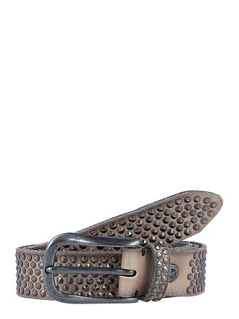 b.belt Bælte i læder med nitter b.belt Bælte i læder med nitter