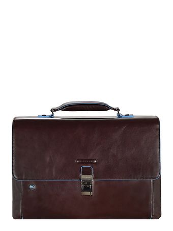 Piquadro Blue Square dokumentmappe II læder 40 cm laptop-rum