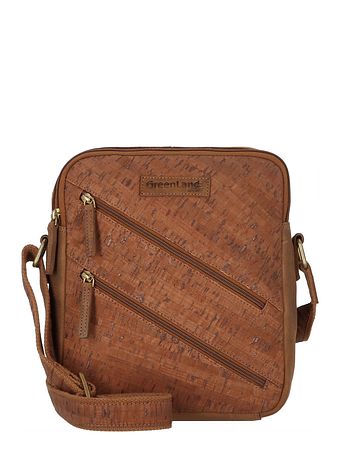 Greenland Nature Nature-skuldertaske i læder 26 cm