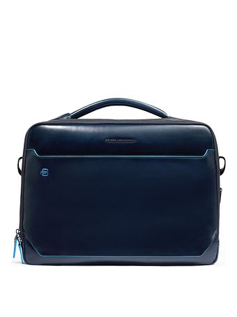Piquadro Blue Square Aktovka Kůže 39 cm Kapsa na notebook
