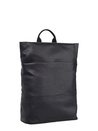 Leonhard Heyden Hamburg rygsæk læder 46 cm rum til bærbar computer