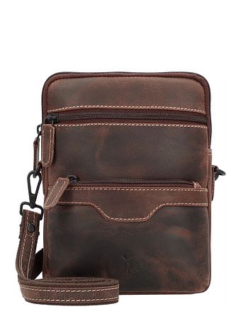 Jack Kinsky Baltimore 11 skuldertaske i læder 16 cm