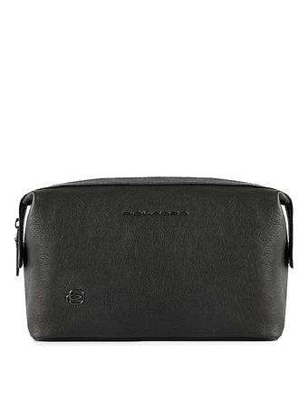 Piquadro Black Square Kultur-taske Læder 23 cm