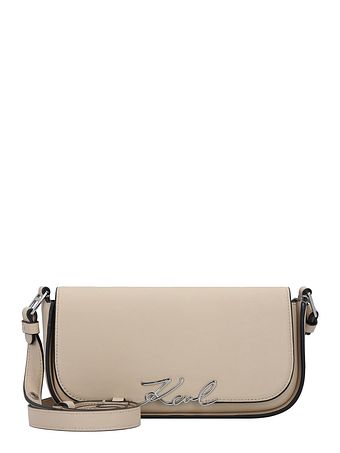 Karl Lagerfeld Signature Skuldertaske Læder 24 cm