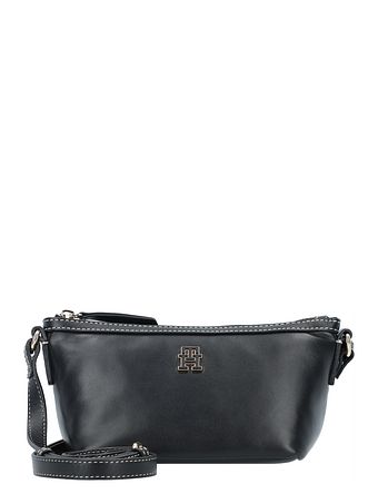 Tommy Hilfiger TH Monoplay Leather Skuldertaske Læder 18 cm